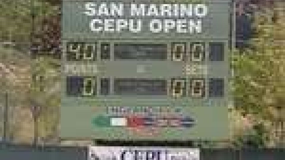 San Marino Cepu Open: nessuna sorpresa dai primi incontri