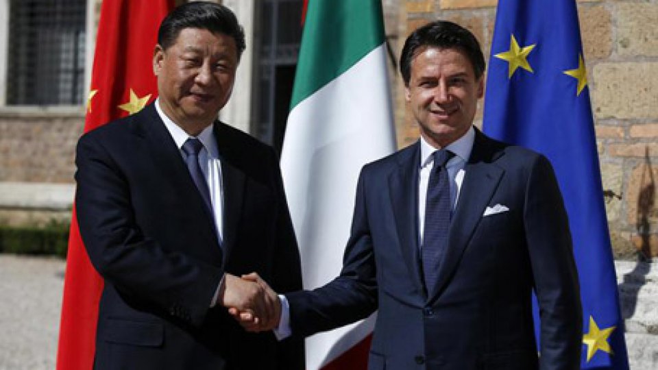Xi Jinping e Giuseppe Conte @ansa