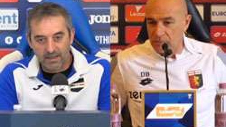 Giampaolo - BallardiniSampdoria - Genoa, gli allenatori in conferenza stampa