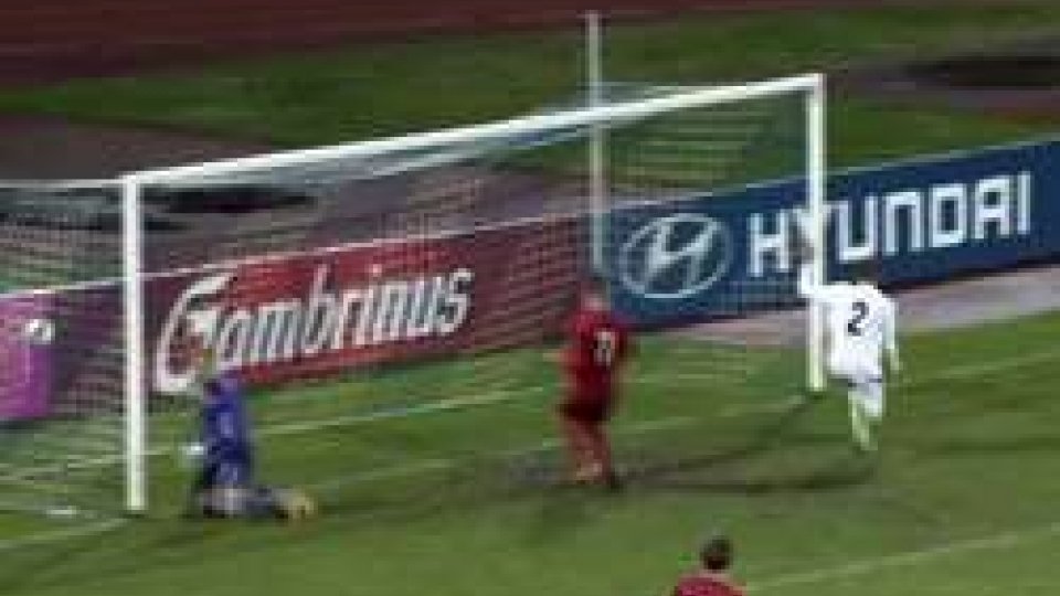 Il gol di D'AddarioRepubblica Ceca - San Marino 3-1