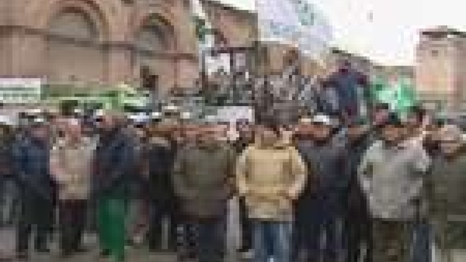 Rimini, agricoltori in piazza per chiedere aiuti al Governo