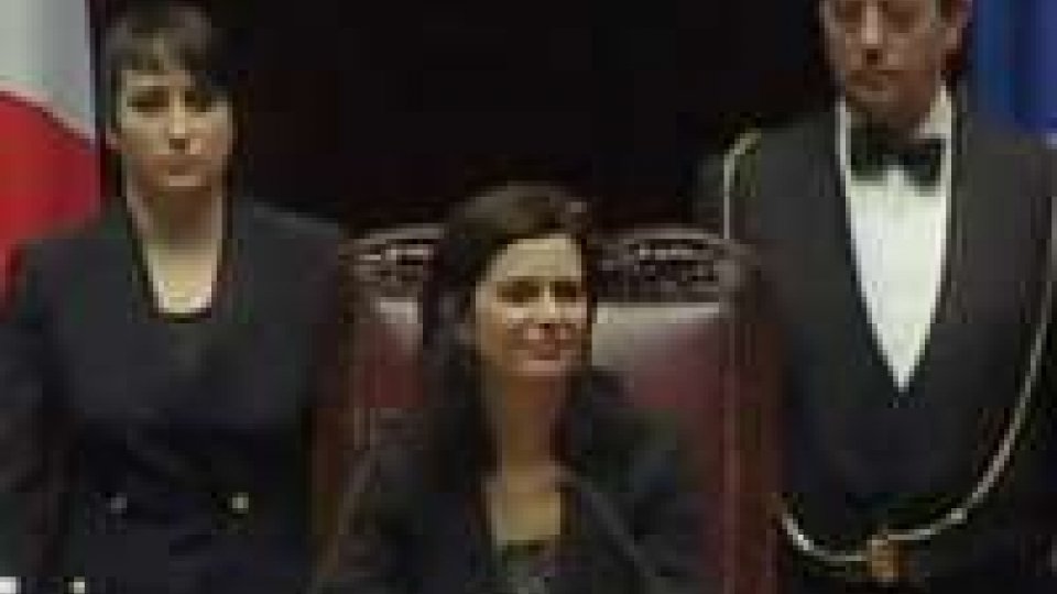 Il ritratto della marchigiana Laura Boldrini, presidente della CameraIl ritratto della marchigiana Laura Boldrini, presidente della Camera