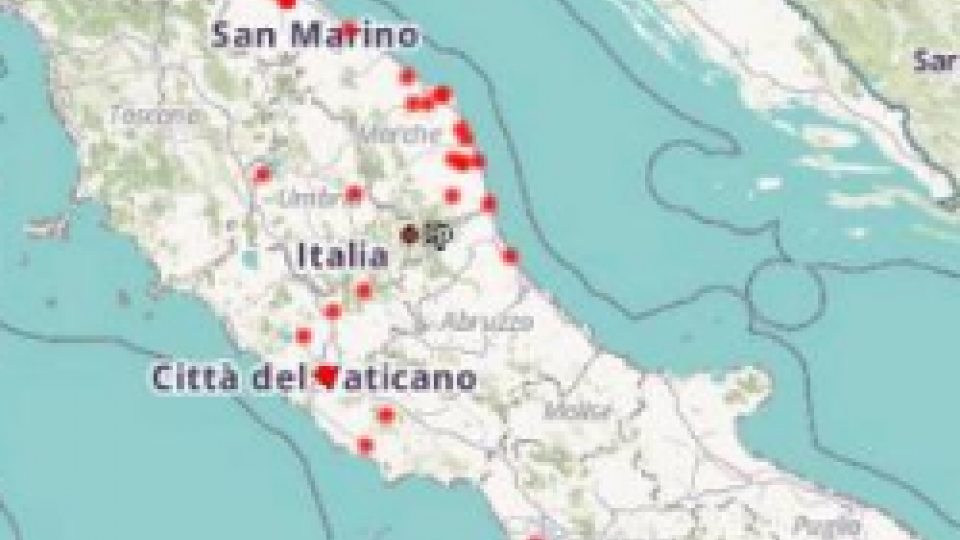 Forte scossa di terremoto a Rieti
