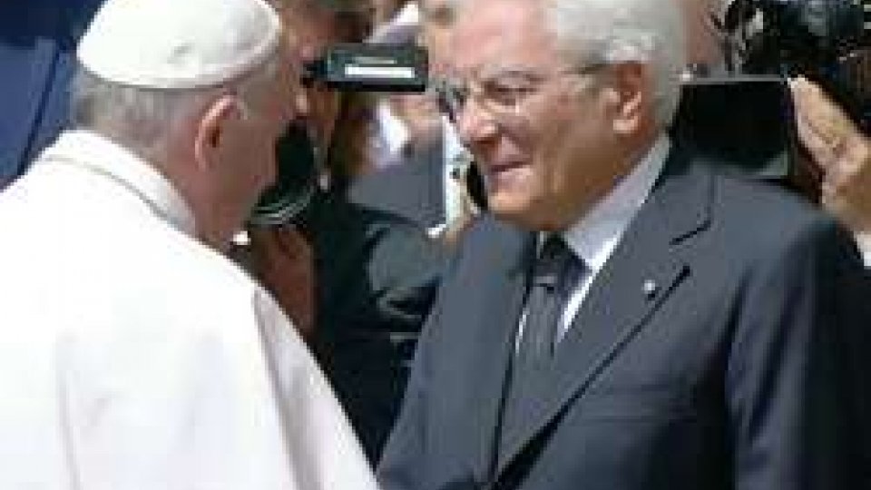 Papa Francesco incontra il Presidente Mattarella