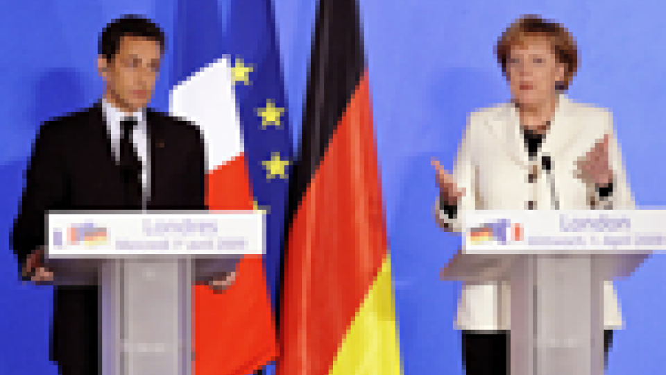 Angela Merkel e Nicholas Sarkozy soddisfatti del vertice UE