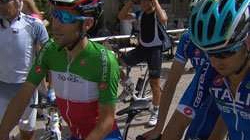 Vigilia Memorial Pantani: la Nazionale italiana di ciclismo fa tapppa sul TitanoI cislisti azzurri a San Marino