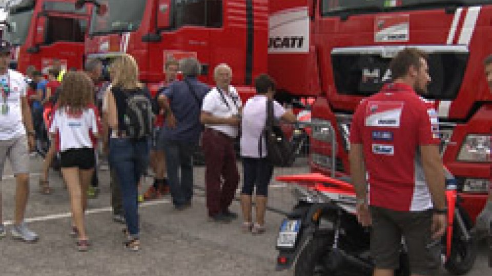 circuito di MisanoGP San Marino: il venerdì si colora di rosso Ducati tra l'entusiasmo dei tifosi