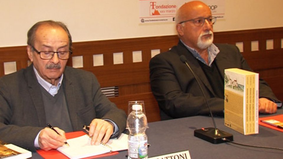 Antonio Carattoni e Verter CasaliPresentato l'ultimo volume della biografia di Gino Giacomini
