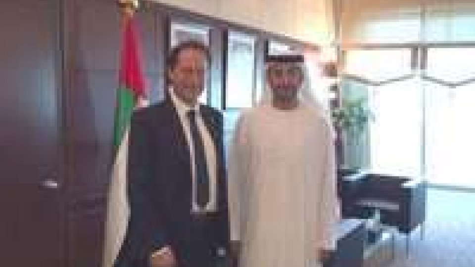 Il Segretario Marco Arzilli in visita all'Airshow di Dubai