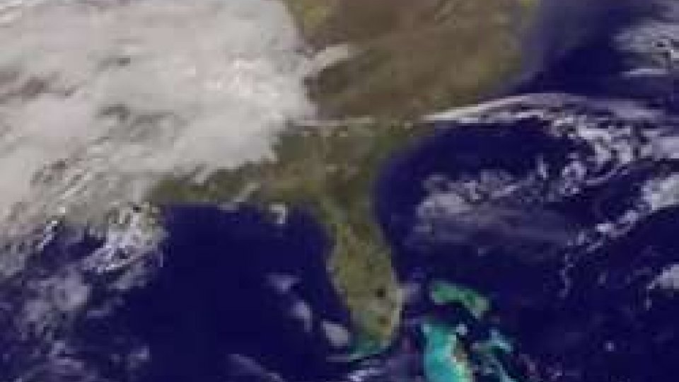 Usa: la bufera di neve vista dal satellite Nasa
