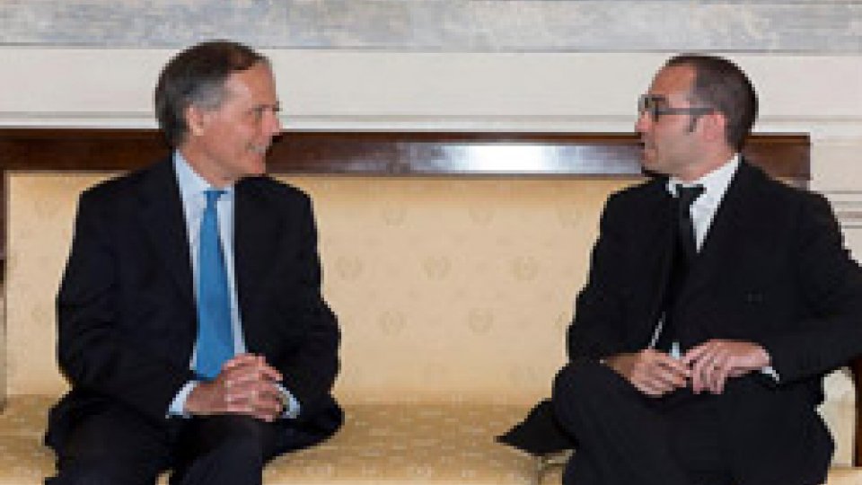 Il Ministro Moavero con il Segretario di Stato RenziSan Marino - Italia: "Sintonia perfetta", il Ministro degli Esteri Moavero oggi sul Titano