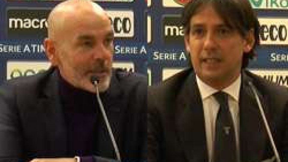 Pioli e InzaghiLazio - Fiorentina: i commenti degli allenatori Pioli e Inzaghi