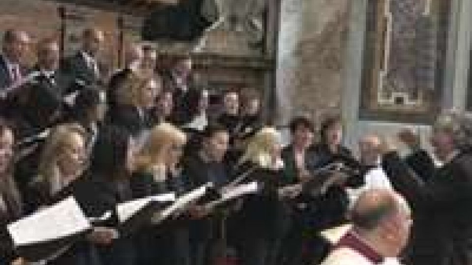 La Corale di San Marino ha cantato nella Basilica di San PietroLa Corale di San Marino ha cantato nella Basilica di San Pietro
