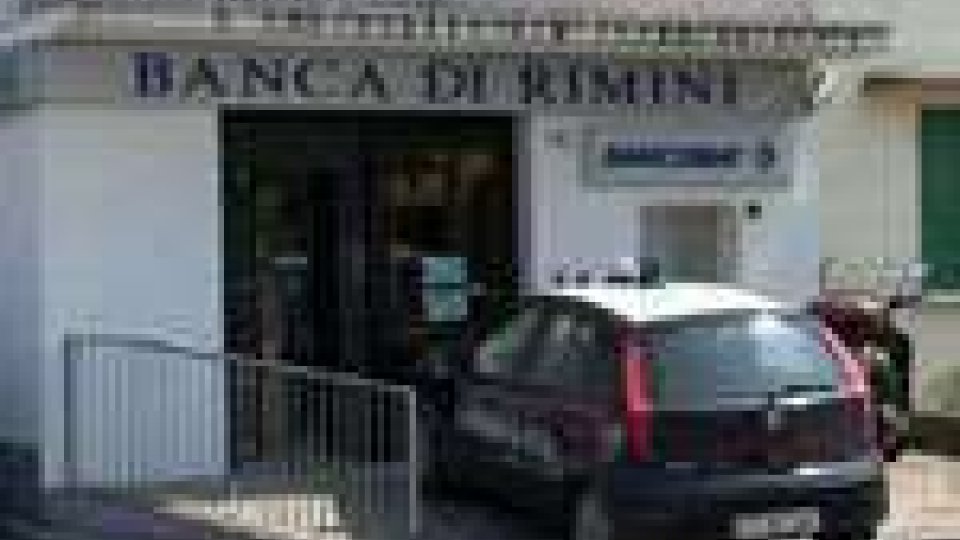 Rapinata la Banca di Rimini a Riccione