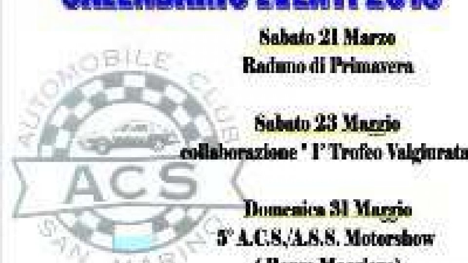 Automobile Club San Marino: al via la nuova stagione