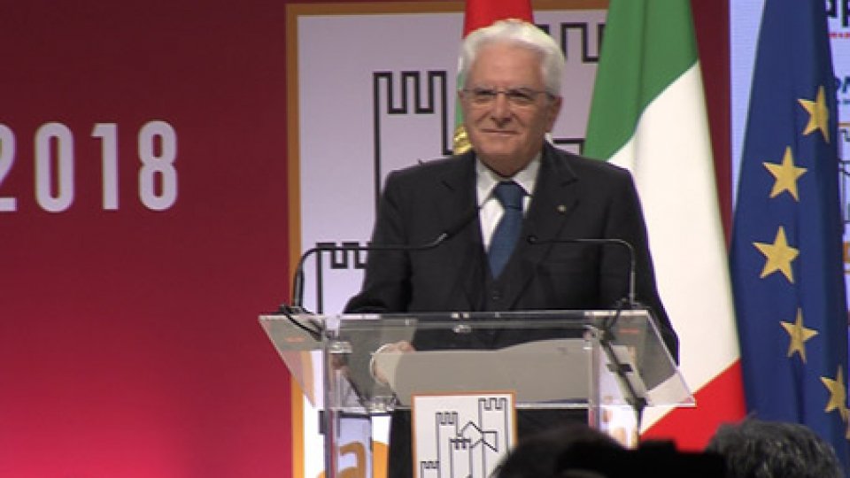 Sergio MattarellaAnci: a Rimini si apre la 35ma assemblea, discorso del presidente della Repubblica Mattarella