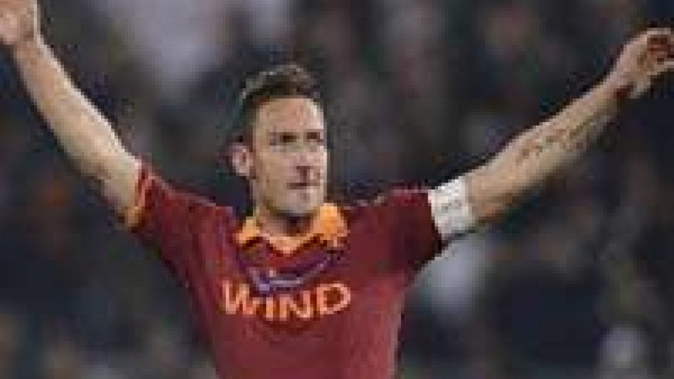 Roma-Genoa: 3-1, Totti al suo 225° gol