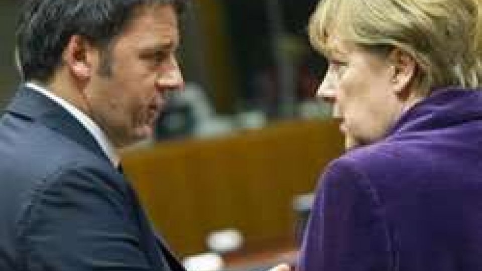 Bruxelles: al Consiglio Europeo confronto acceso Renzi-MerkelBruxelles: al Consiglio Europeo confronto acceso Renzi-Merkel