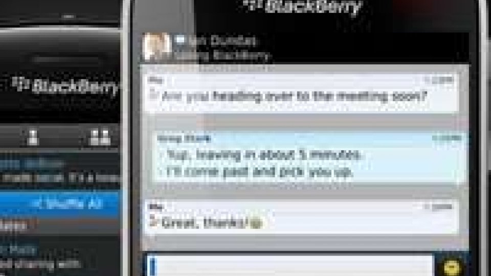 BlackBerry Messenger per Android e iPhone il 21-22 settembre