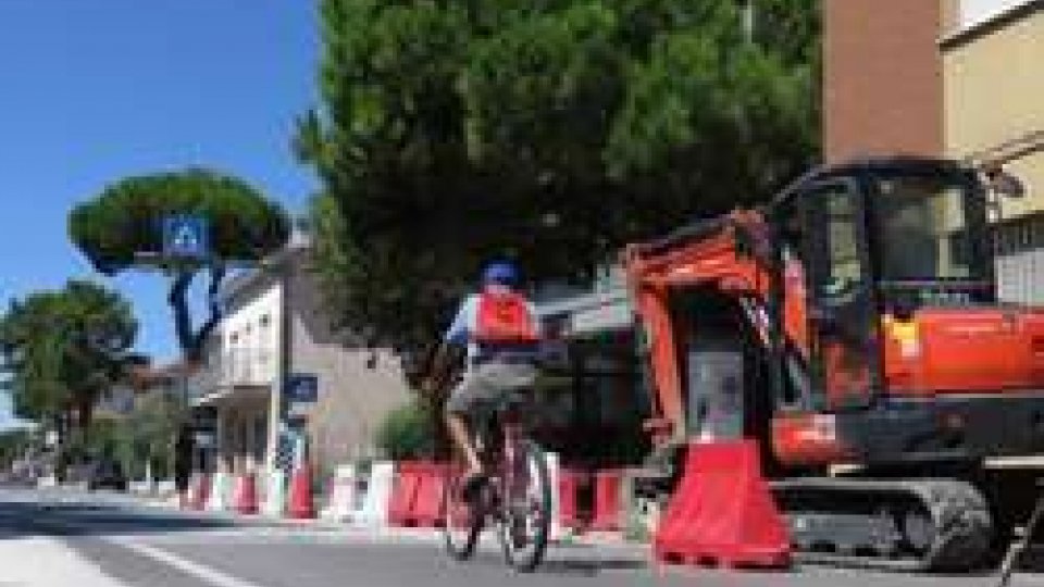 Rimini: seconda tranche di interventi per la ciclabile di via Marecchiese