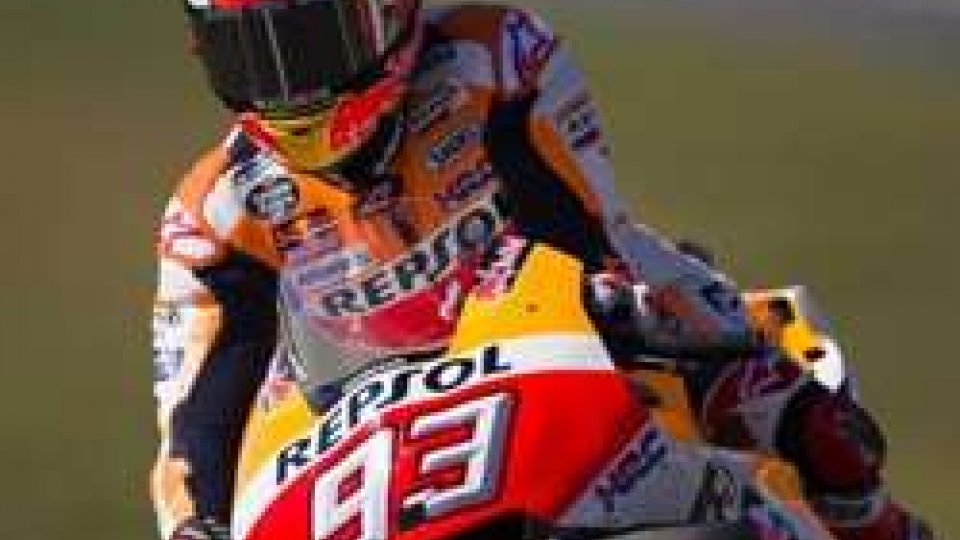 MotoGP: Marquez in pole ad Assen, terzo Rossi