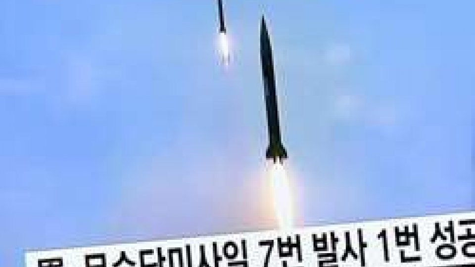 Corea Nord: lanciato primo missile per testata atomica (ph Corriere.it)Corea Nord: lanciato primo missile per testata atomica. Cresce la tensione
