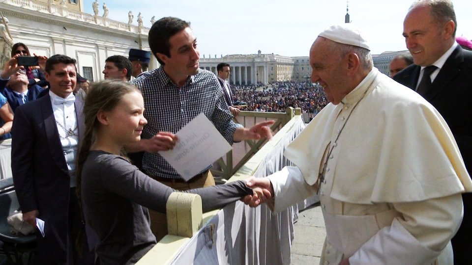 L'incontroIl Papa incontra Greta Thunberg: “Vai avanti!”