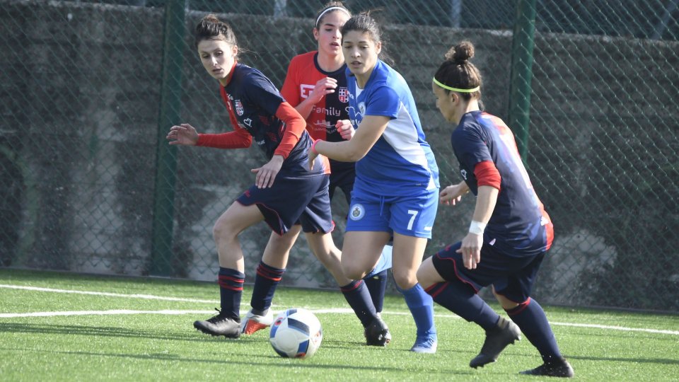Giulia Baldini, attaccante San Marino Academy. Foto: FSGC