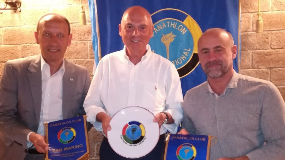 Gian Primo Giardi e Giuliano Tomassini ospiti della conviviale del Panathlon Club San Marino