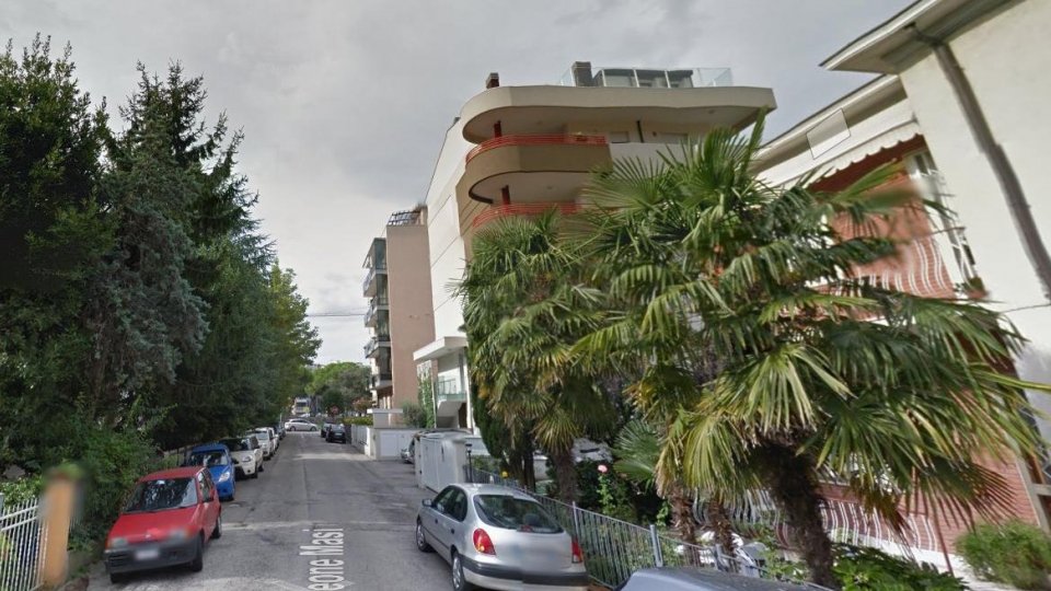 Google Maps -  Via Napoleone Masi, a Rimini