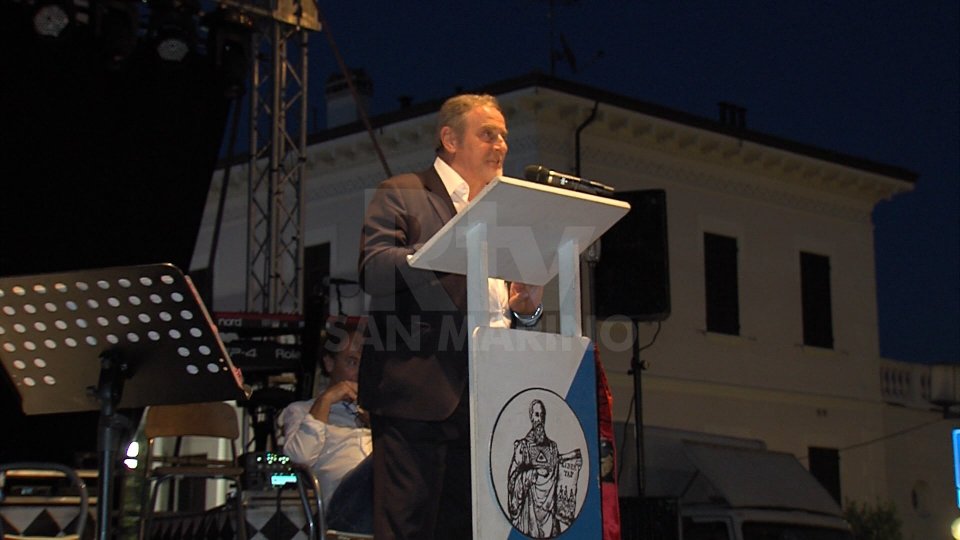 Intervento del Segretario Politico PDCS Gian Carlo Venturini alla 46° Festa dell'Amicizia