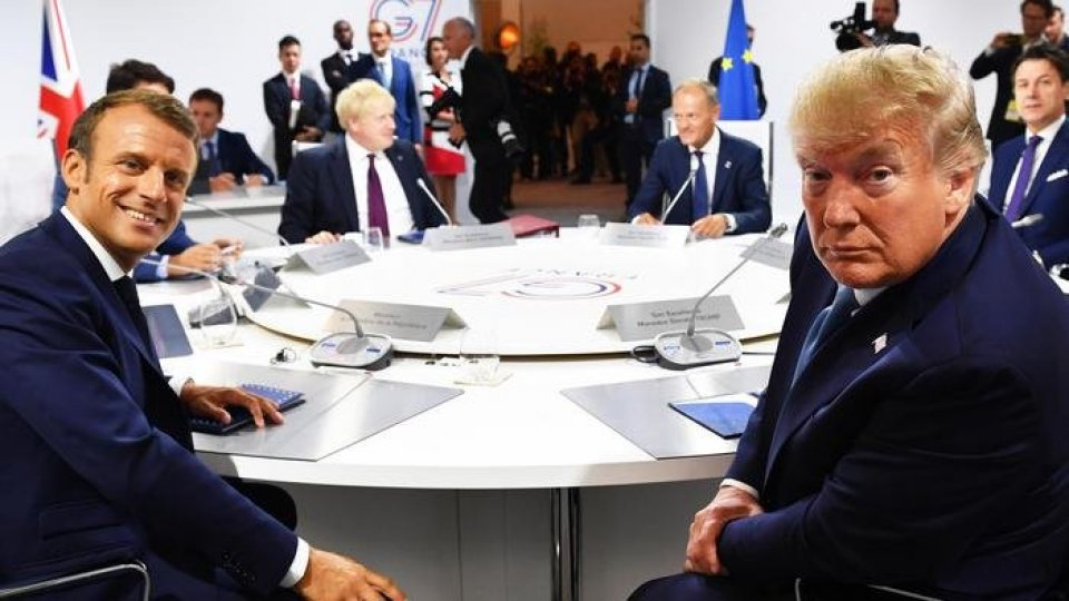 Emmanuel Macron e Donald Trump