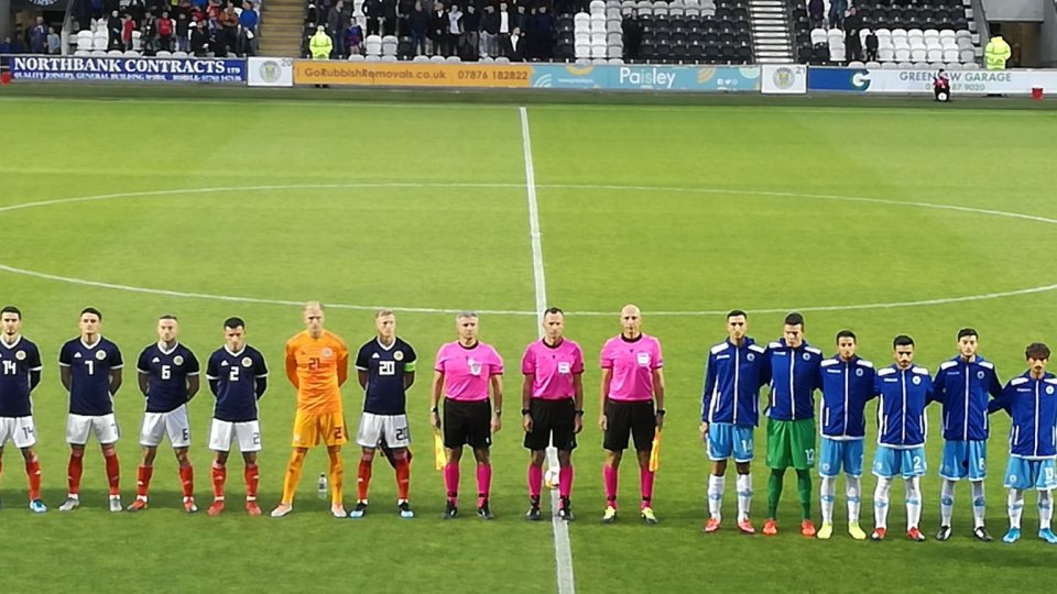 U21, SCOZIA-SAN MARINO 2-0   FINALE