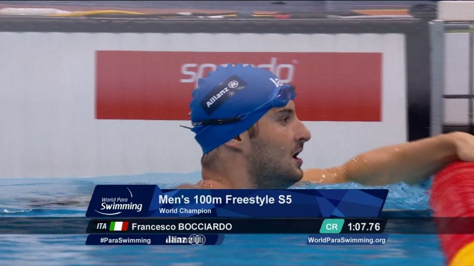 Nuoto paralimpico: Italia prima nel medagliere
