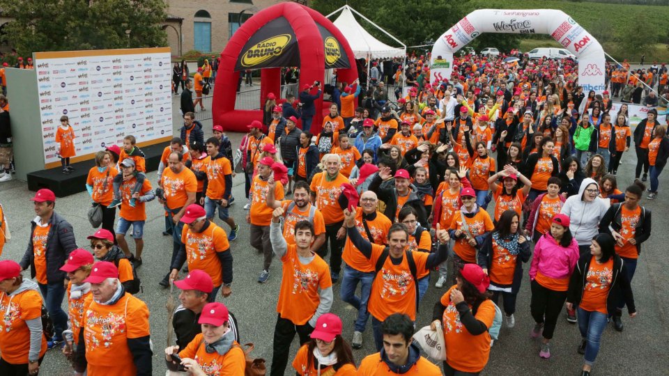Oltre 1000 persone a San Patrignano per correre la WeFree Run e dire no alle droghe