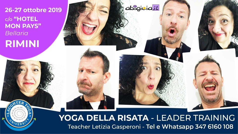 Lo yoga della risata a Rimini il 26 e 27 ottobre