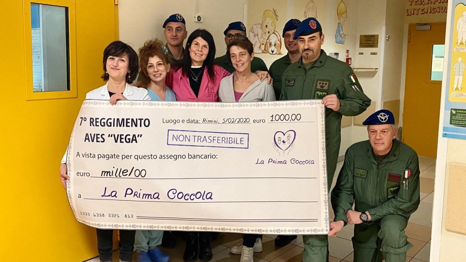 Il dono dell'Esercito: una raccolta spontanea per “La Prima Coccola” di Rimini