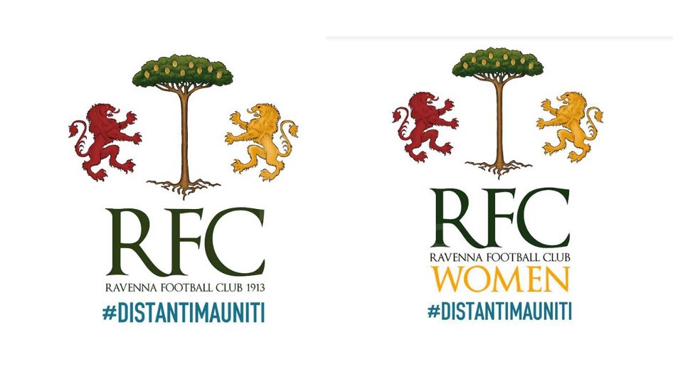 Ravenna FC e Ravenna Women: un nuovo logo "Social Distancing"
