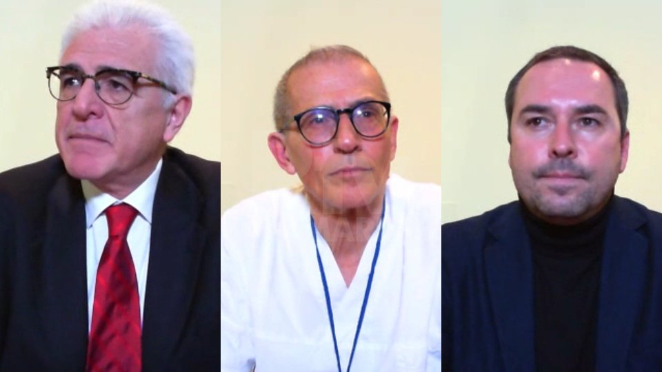 Gabriele Rinaldi, Massimo Arlotti e Teodoro Lonfernini