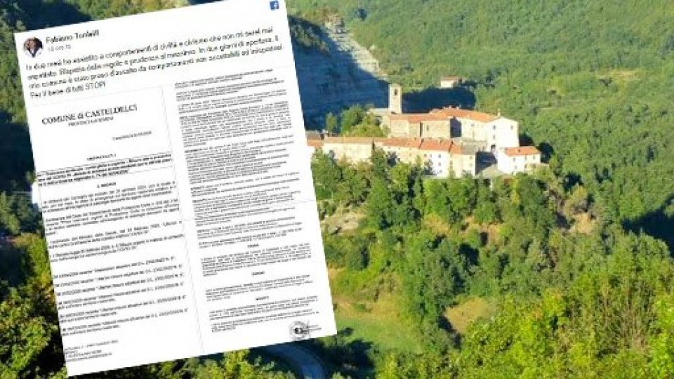Casteldelci: il sindaco chiude ai non residenti