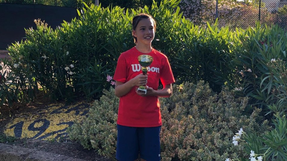 Tennis: Talita Giardi trionfa nel torneo U12 di Cattolica