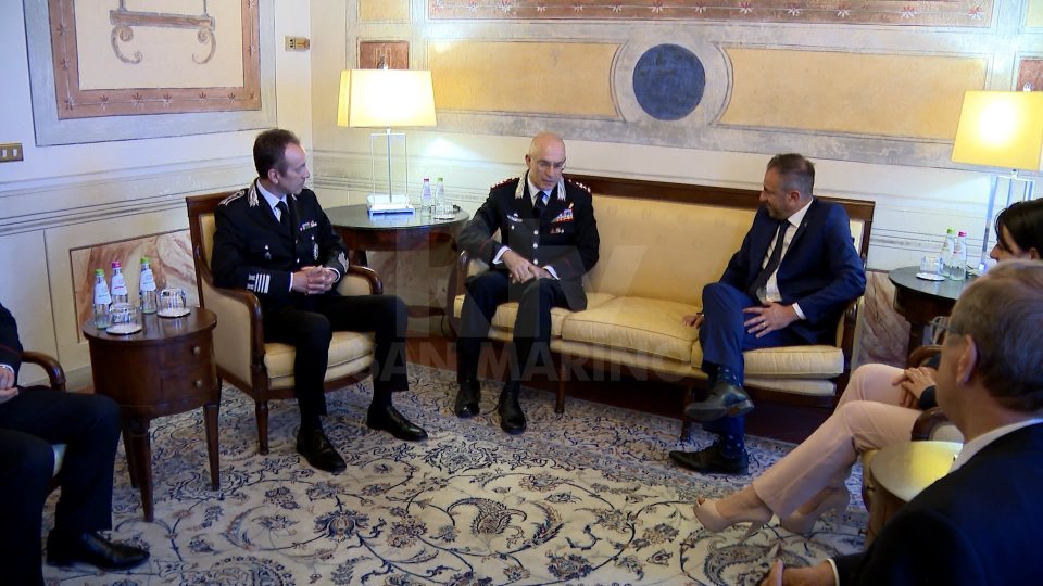 Cooperazione e rapporti bilaterali: a San Marino la visita del comandante generale dell'Arma dei carabinieri