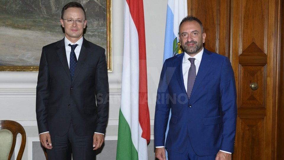 Il Ministro Péter Szijjártó e il Segretario Luca Beccari