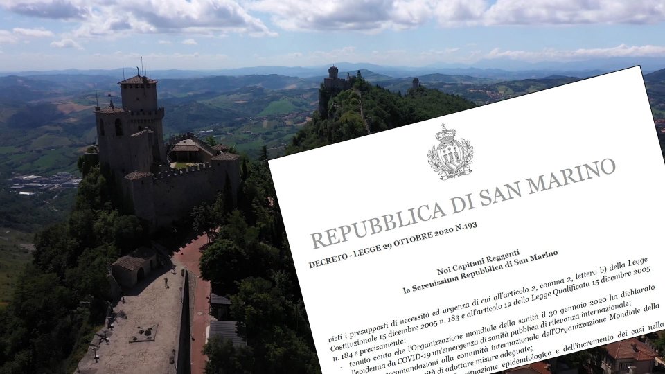 San Marino: emesso il decreto n.193, in vigore dalle 18 di venerdì
