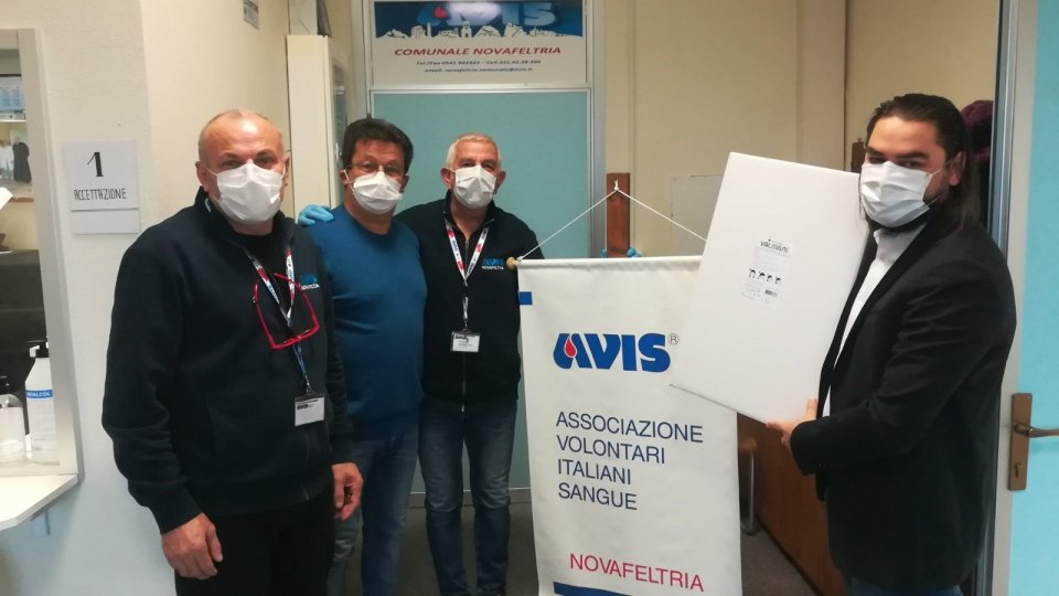 3000 mascherine Valpharma Group ai donatori AVIS di Novafeltria