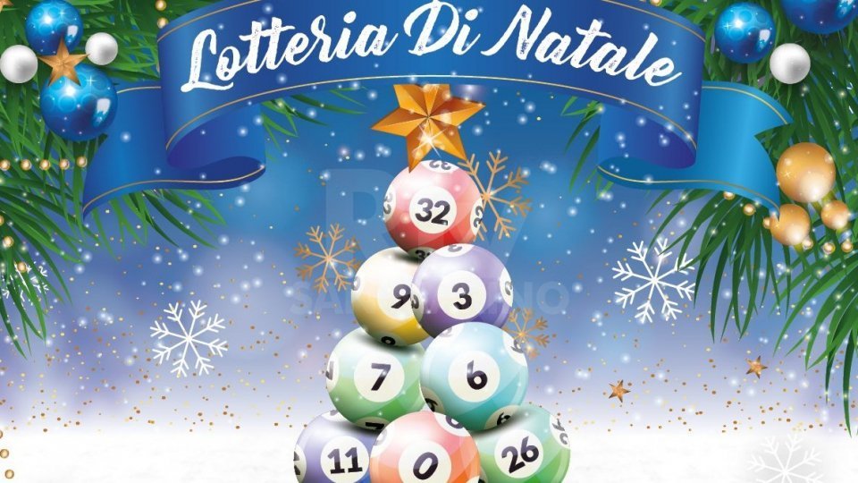 Questa sera alle 20 su San Marino Rtv l'estrazione della Lotteria di Natale