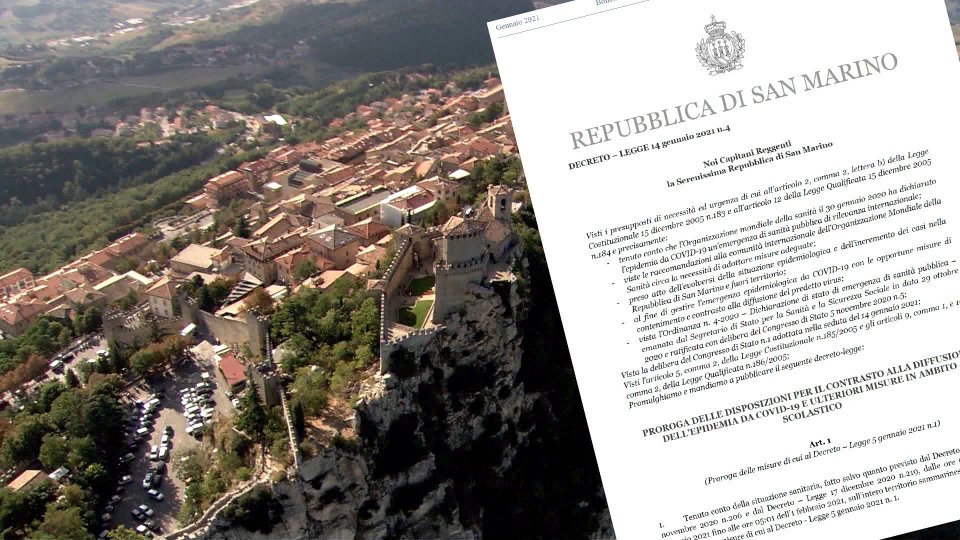 San Marino: emesso il decreto n.4 che proroga le misure anti contagio al 1° febbraio