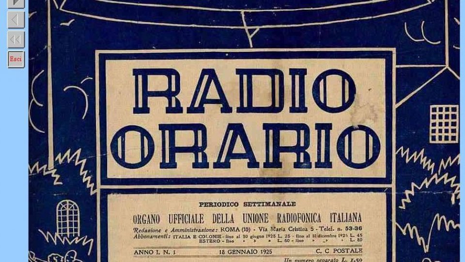 Radio Orario il primo settimanale delle trasmissioni radiofoniche