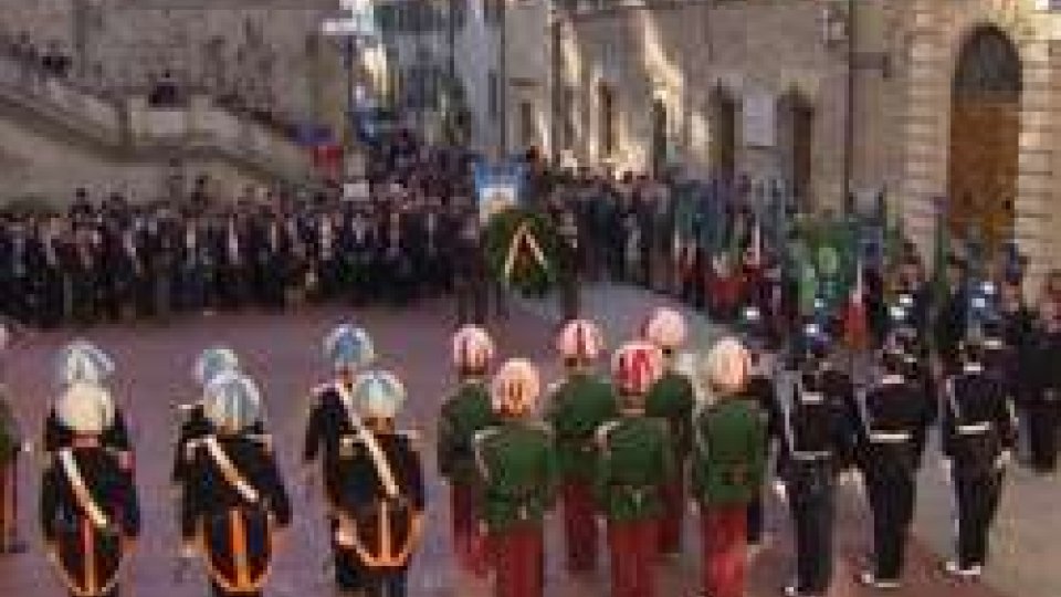 la cerimonia alla Ara dei VolontariI 20 anni della sezione sammarinese dell'Associazione Carabinieri