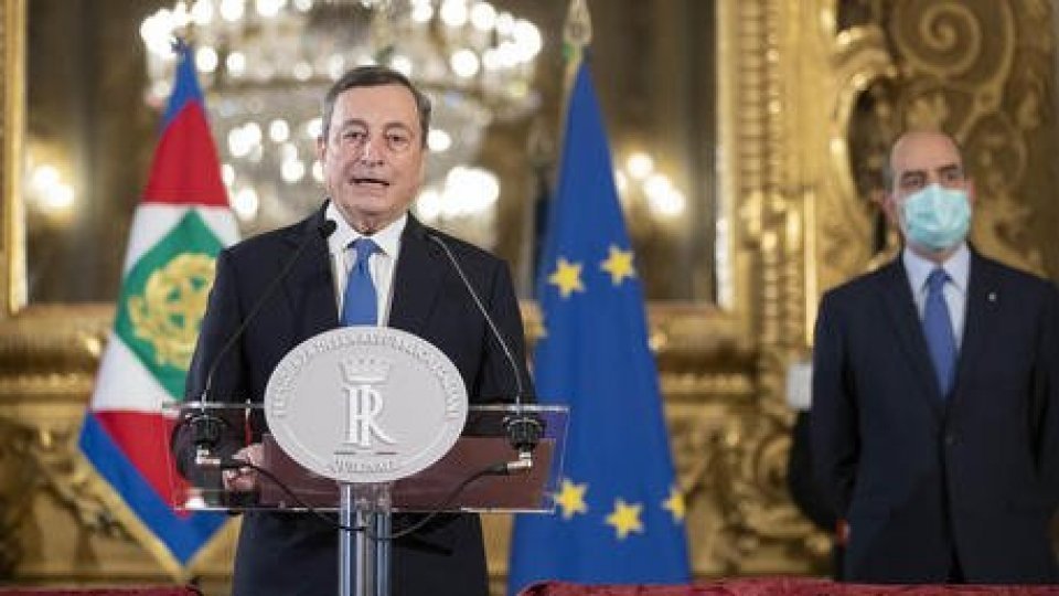 Draghi chiude il primo giro di consultazioni. Crimi: "Ci saremo con lealtà. Salvini: "Idea di Italia che coincide"